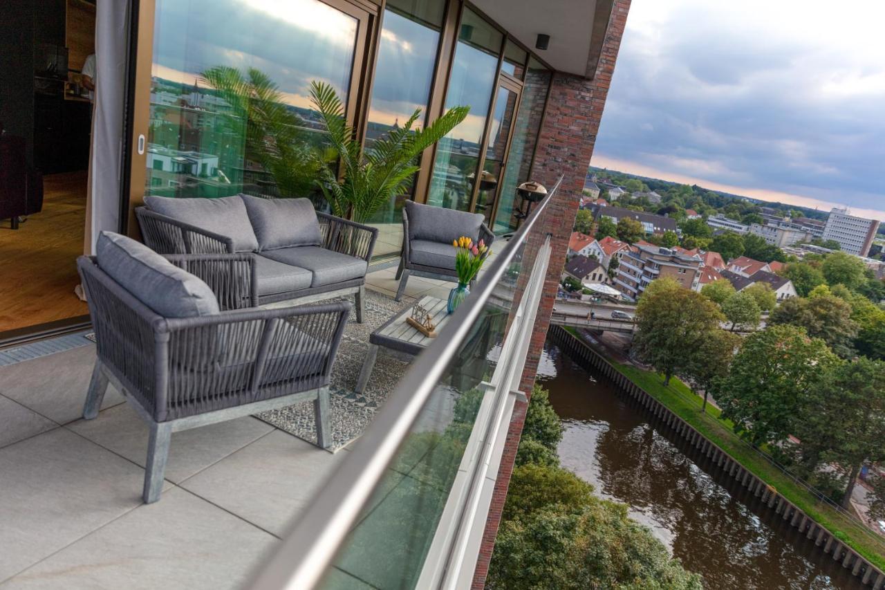 Cabana - Theview - Terrasse - Waterfront - Kostenloser Parkplatz - Wifi Oldenburg Eksteriør bilde