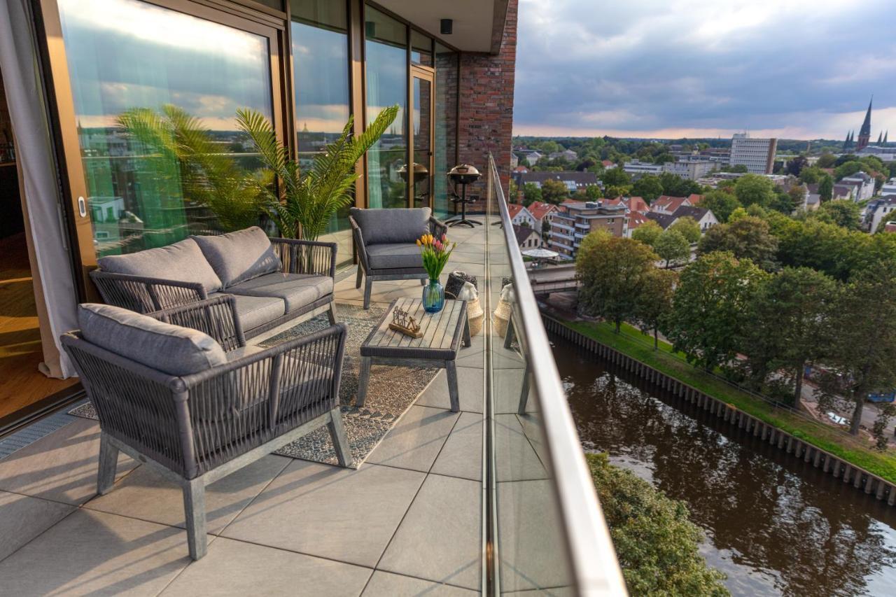 Cabana - Theview - Terrasse - Waterfront - Kostenloser Parkplatz - Wifi Oldenburg Eksteriør bilde